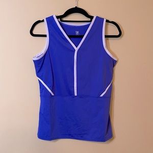 Tail Purple/Blue Activewear Tank Size Medium